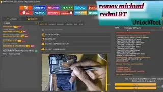 Unlock micloud||frp Redmi 9T[lime] clean via Unlocktool