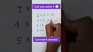 puzzle for genius only #mathpuzzle #canyousolve #youtubeshorts #math #shorts #viral