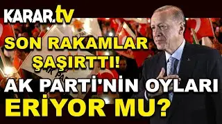 AK Parti'nin oyları eriyor mu? | Son rakamlar şaşırttı!