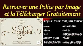 Retrouver une police à partir d'une image et l'installer Gratuitement.