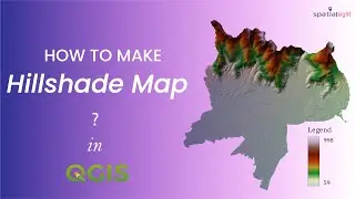 How to make Hillshade map in QGIS?