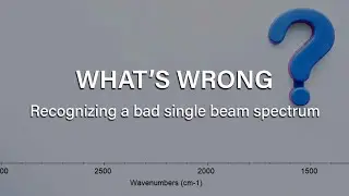 Recognizing a bad single beam spectrum