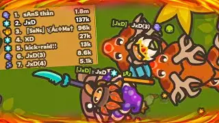 Taming.io - Raiding TOP Players and Ruining HS Insane COMBO
