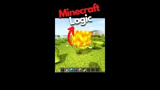 Minecraft Logic : Dripleaf #shorts  #minecraft #minecraftfunny #challenge   #minecraftchallenge