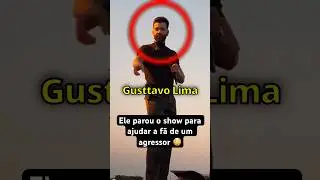 Gusttavo Lima PROTEGE mulher de um agressor..