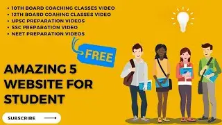 Amazing Website for Student | UPSE Free Coaching Classes | NEET Classes Video | SSC Preparation