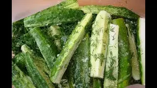 НЕВОЗМОЖНО ВКУСНЫЕ МАЛОСОЛЬНЫЕ ОГУРЦЫ. БЫСТРЫЙ РЕЦЕПТ
