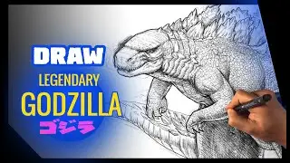 How to Draw Godzilla - Legendary Godzilla