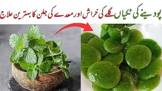 پودینے کی ٹکیاں | Pudine Ki Recipe | Mint Jachak Recipe | Pudine Ki tikiya banane ka Tarika