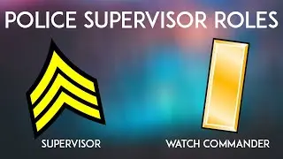 What Do Police Supervisors Do?
