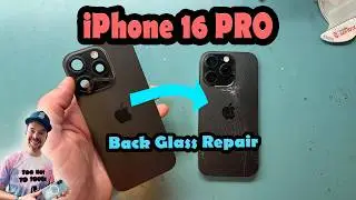 🔧 iPhone 16 Pro Back Glass Replacement Tutorial | DIY Repair Guide 📱