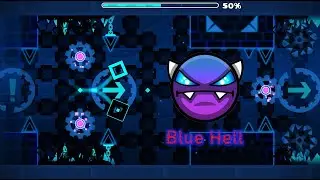 Geometry Dash - Blue Hell by LaZye (Eazy Demon)