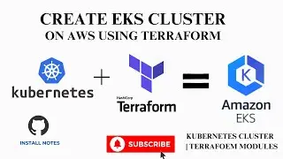 Kubernetes eks cluster setup with VPC using Terraform  |   Modules .