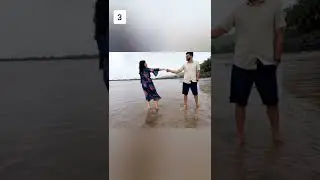 beach couple photo pose ideas | Beach couple pictures | Couple Photo Pose 