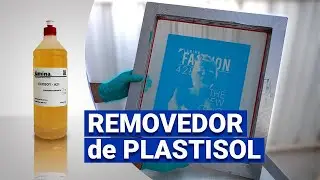 Como remover o limpiar la tinta plastisol del bastidor serigrafico despues de estampar - Ecosoy A21