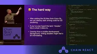 Perttu Lähteenlahti - 3D Experiences in React Native With Expo-GL (Chain React 2024)