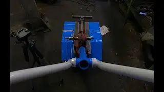 Установка  и переделка руля и крыльев от мотоблока МБ 2 НЕВА на МБ 1 НЕВА, ЛУЧ
