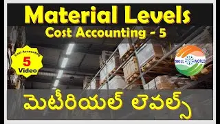 Material Levels ~ Cost Accounting Video 5