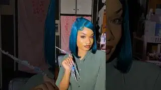ASMR Hairbrushing and Styling 😳🫣 #shorts