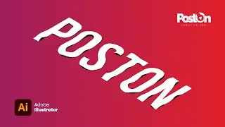 How to Design Wrinkled Text in Illustrator #tutorial #illustratortutorial