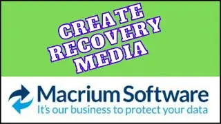 Macrium Reflect create bootable media