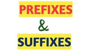 Prefix and Suffix in English Grammar/ Prefix words/ Suffix words/Competitive English Grammar