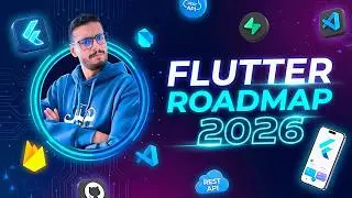 Flutter Roadmap 2026 🤔 من الصفر للاحتراف خطوة بخطوة | ازاي تبدأ برمجة تطبيقات الموبايل صح