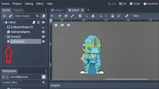 Godot v3.1.1 [6/30](2D GAMES) How to set camera on character