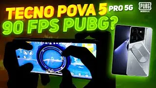 Tecno Pova 5 Pro 5G Pubg Test🔥❤️  | 120 FPS, Lag, Full Heatup?🥵 | PUBG Fps Test