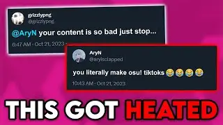 Huge osu! Content Creator Drama...