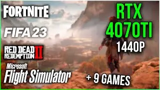 RTX 4070 Ti + i5 13600K - Test in 9 Games | 1440p | 2023 🖥️