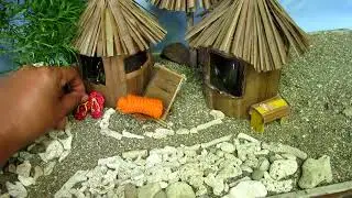 DIY Mini Beach Hut / Bird Feeder / Plastic Bottle Craft