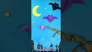 Murciélagos fáciles para Halloween 