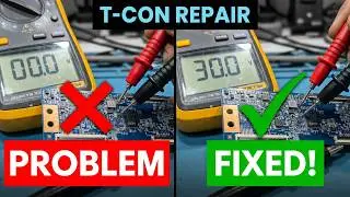 T-CON Board Repair: FIX Missing Boost Voltage (VGH/VGL/AVDD) | Level Shifter IC Replacement