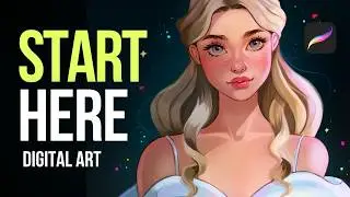 START HERE with Digital Art | Step by step Tutorial