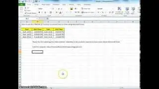 00107 - How To Use The TIMEVALUE Function To Convert Text To Time Using Microsoft Excel