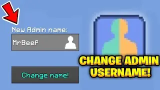 🔑 Server: HOW TO CHANGE ADMIN NAME! | 