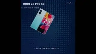 "iQOO Z7 Pro Launch: Sabse Tez Smartphone Ab India Mein! 🔥" #iqooz7pro #2023  #smartphone #gaming