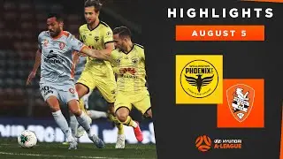HIGHLIGHTS: Wellington Phoenix v Brisbane Roar | August 5 | Hyundai A-League 2019/20 Season