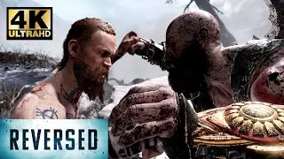 God of War - Kratos Vs Baldur Boss Fight - 4K Ultra HD PS5 Gameplay (REVERSED)