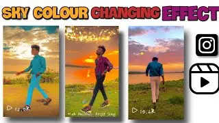 sky colour changing || how to change colour of video