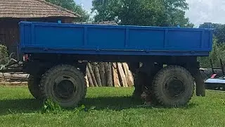 Mtz50. Ilyen egy RM-5 pótkocsi....