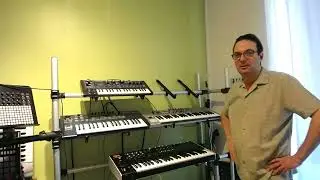 Overview - Jaspers synth and keyboard stand