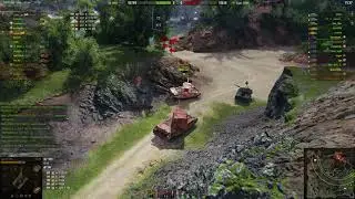 WoT FV4005 редкая медаль Бомбардир 2х одним выстрелом