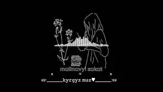малиновый закат девушка поет / кыргыз муз🥀