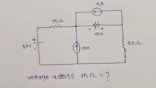 Superposition Theorem problem in Telugu