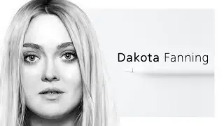 Drawing Dakota Fanning on iPad