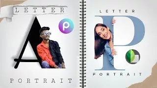 Portrait Letter Photo Editing  Picsart |Portrait Editing Picsart | Cp Editography