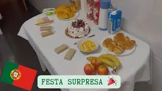 TEVE FESTA SURPRESA EM CASA, COMO ESTÁ INDO O MEU TRABALHO ? 🇵🇹😱