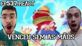 LUFFY VS VANDER DECKEN, SEM USAR AS MÃOS - ne Piece Episódio 537 REACT
